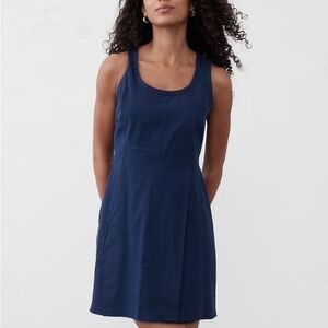 NWT Banana Republic Factory Navy Linen Blend Dress